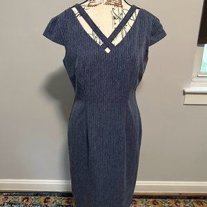 Connected Apparel Midi Dress - Size 6